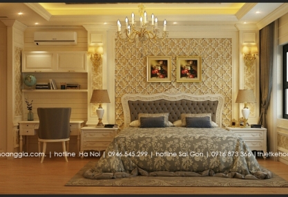 Thiết kế nội thất chung cư tân cổ điển tại Goldmark